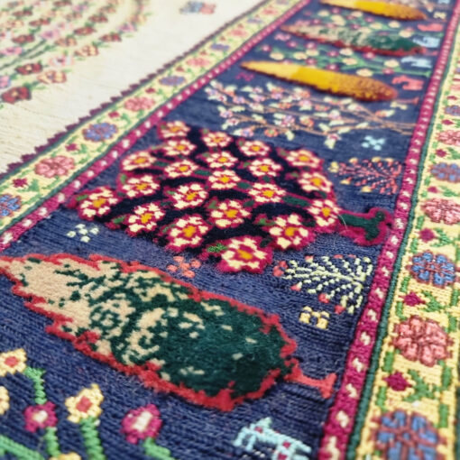 گلیم فرش دستبافت سیرجان طرح سرو شیراز